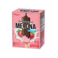 Melona Bar Strawberry Chocolate Dipped, 8 Each