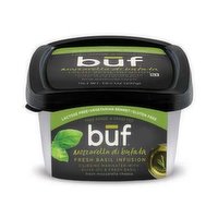 Buf Creamery Buffalo Mozzarella Ciliegine Basil, 7 Ounce