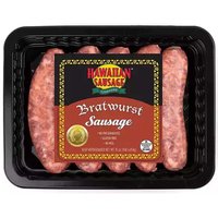 Hawaiian Bratwurst Sausage, 16 Ounce