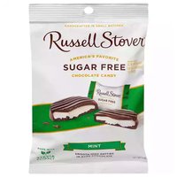 Russell Stover Chocolate Candy, Sugar Free, Mint, 3 Ounce