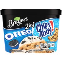 Breyers 2 in 1, Oreo, Chips Ahoy!, 48 Ounce