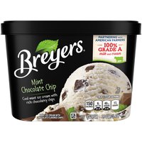 Breyers Original Ice Cream, Mint Chocolate Chip, 48 Ounce