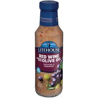 Litehouse Red Wine Vinegar with Olive Oil Dressing & Marinade, 12 Ounce