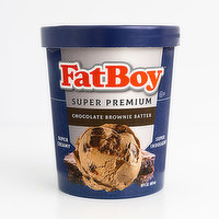 FatBoy Chocolate Brownie Batter Ice Cream, 30 Ounce