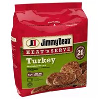 Jimmy Dean Heat & Serve Turkey Patties, 23.9 Ounce