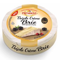 President Triple Creme Brie Wheel, 8 Ounce