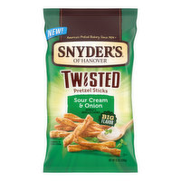 Snyder's Twisted Pretzel Sticks, Sour Cream & Onion, 12 Ounce