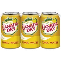 Canada Dry Tonic Water, Cans (Pack of 6), 72 Ounce