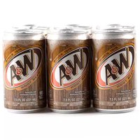 A&W Root Beer, Cans (Pack of 6), 45 Ounce