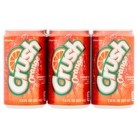 Crush Orange Mini, Cans (Pack of 6), 45 Ounce