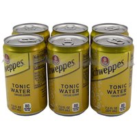 Schweppes Tonic Water Mini, Cans (Pack of 6), 45 Ounce