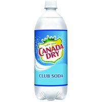 Canada Dry Club Soda, 33.8 Ounce