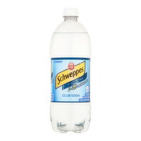 Schweppes Club Soda, 33.8 Ounce