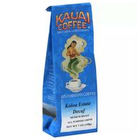 Kauai Coffee Koloa Estate Roast, Decaf, Ground, 7 Ounce