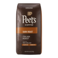 Peet's Coffee Ground Dark Roast Italian Roast Coffee, 10.5 Ounce