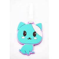 Bag Tag Azure Cat, 1 Each