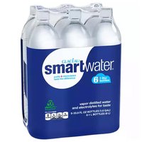 Glaceau Smartwater, Bottles (Pack of 6), 6 Litre