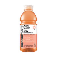 Glaceau Vitaminwater Gutsy Watermelon Peach Zero Sugar Water, 20 Ounce