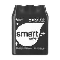 Glaceau Smartwater Alkaline With Antioxidant Bottles (6-pack), 6 Litre