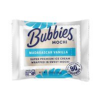 Bubbies Mochi Vanilla Ice Cream, 1.25 Ounce