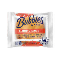 Bubbies Mochi Blood Orange Ice Cream, 1.25 Ounce