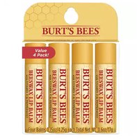Burt's Bees Beeswax Lip Balm, 4 Each