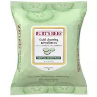 Burt's Bees Facial Cleansing Towelettes, Cucumber, 30 Each
