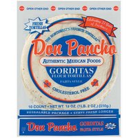 Don Pancho Flour Tortillas, Gorditas, Soft Taco Style, 18 Ounce