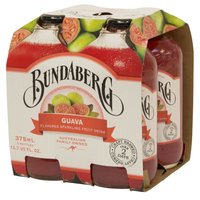 Bundaberg Sparkling Drink, Guava, Bottles (Pack of 4), 1500 Millilitre