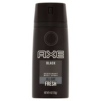 Axe Deod Body Spray Black, 4 Ounce