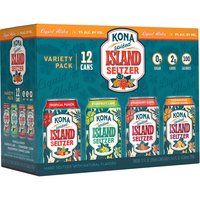Kona Brewing Island Seltzer, Variety Pack, Cans (Pack of 12), 144 Ounce