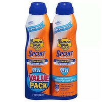 Banana Boat Sport Ultra Mist, SPF 30, Twin Pack, 12 Fluid ounce