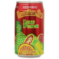 Hawaiian Sun Luau Punch Juice, Cans (Pack of 6), 69 Ounce