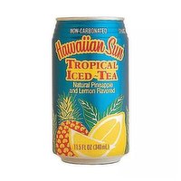 Hawaiian Sun Tropical Iced Tea, Cans (Pack of 6), 69 Ounce