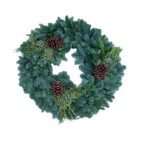 22" Mixed Evergreen Wreath, 1 Each
