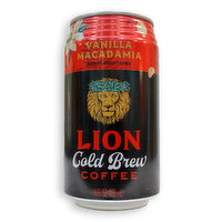 Lion Ready-To-Drink Cold Brew Vanilla Macadamia Nut, 11 Ounce