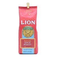 Lion Coffee Gold Roast Ground Coffee , 10 Ounce