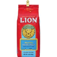 Lion Coffee, Hazelnut, Auto Drip, 10 Ounce