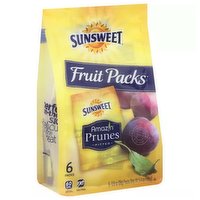 Sunsweet Pitted Amazin Prunes Fruit Packs (6-pack), 7.2 Ounce