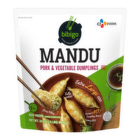 Bibigo Pork and Vegetable Mandu, 24 Ounce