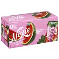 Nixie Watermelon Mint Sparkling Water, Cans (8-pack), 96 Ounce