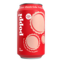 Poppi Prebiotic Soda Classic Cola, 12 Ounce