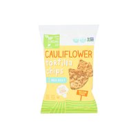 From The Ground Up Cauliflower Tortilla Chips, Sea Salt, 4.5 Ounce