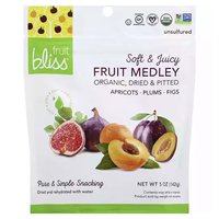 Fruit Medley Organic Dried & Pitted Apricots, Plums & Figs, 5 Ounce