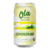 Ola Hard Seltzer, Lemongrass, 12 Ounce