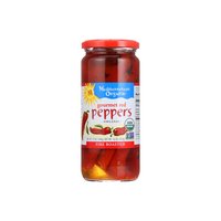 Mediterranean Organic Roasted Red Peppers, 16 Ounce