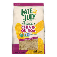 Late July Restaurant Tortilla Chips Chia & Quinoa, 10.1 Ounce