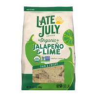 Late July Restaurant Style Tortilla Chips Jalapeno Lime, 10.1 Ounce