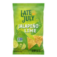 Late July Tortilla Chips Jalapeno Lime, 7.8 Ounce