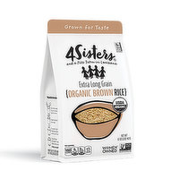 4 Sisters Rice Long Grain Brown Rice, 2 Pound